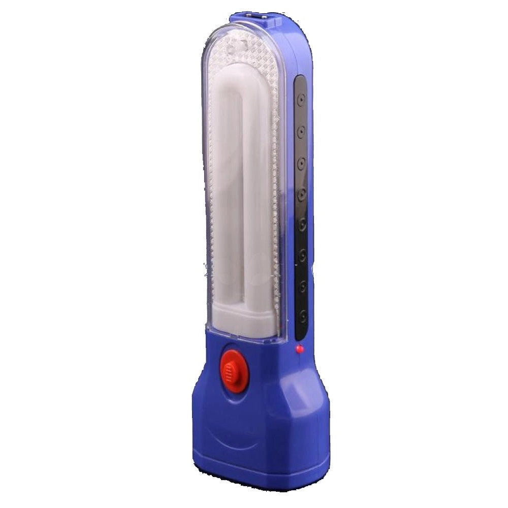 Trade Shop - Lampada Di Emergenza Ricaricaricabile Portatile A Led Neon Con Pannello Solare -