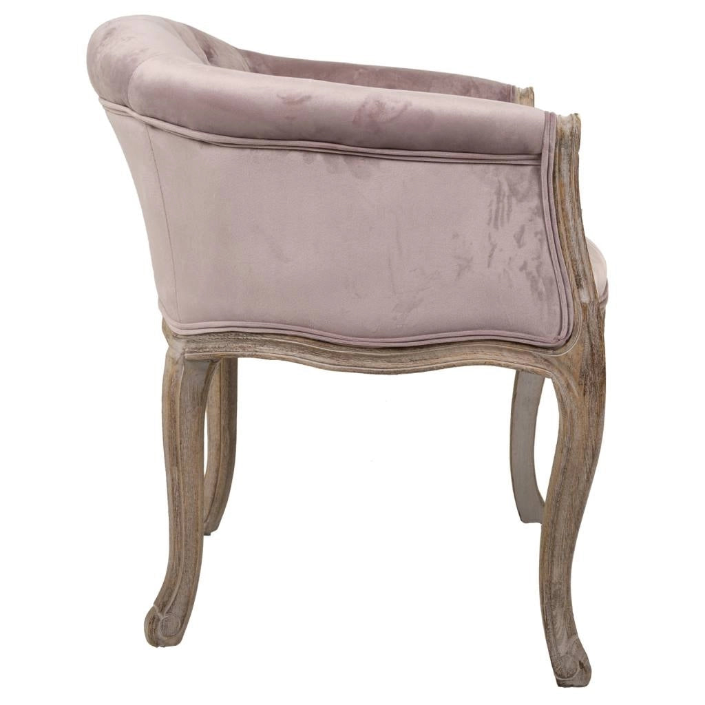 Poltrona in legno imbottita grigia 61x61x71h