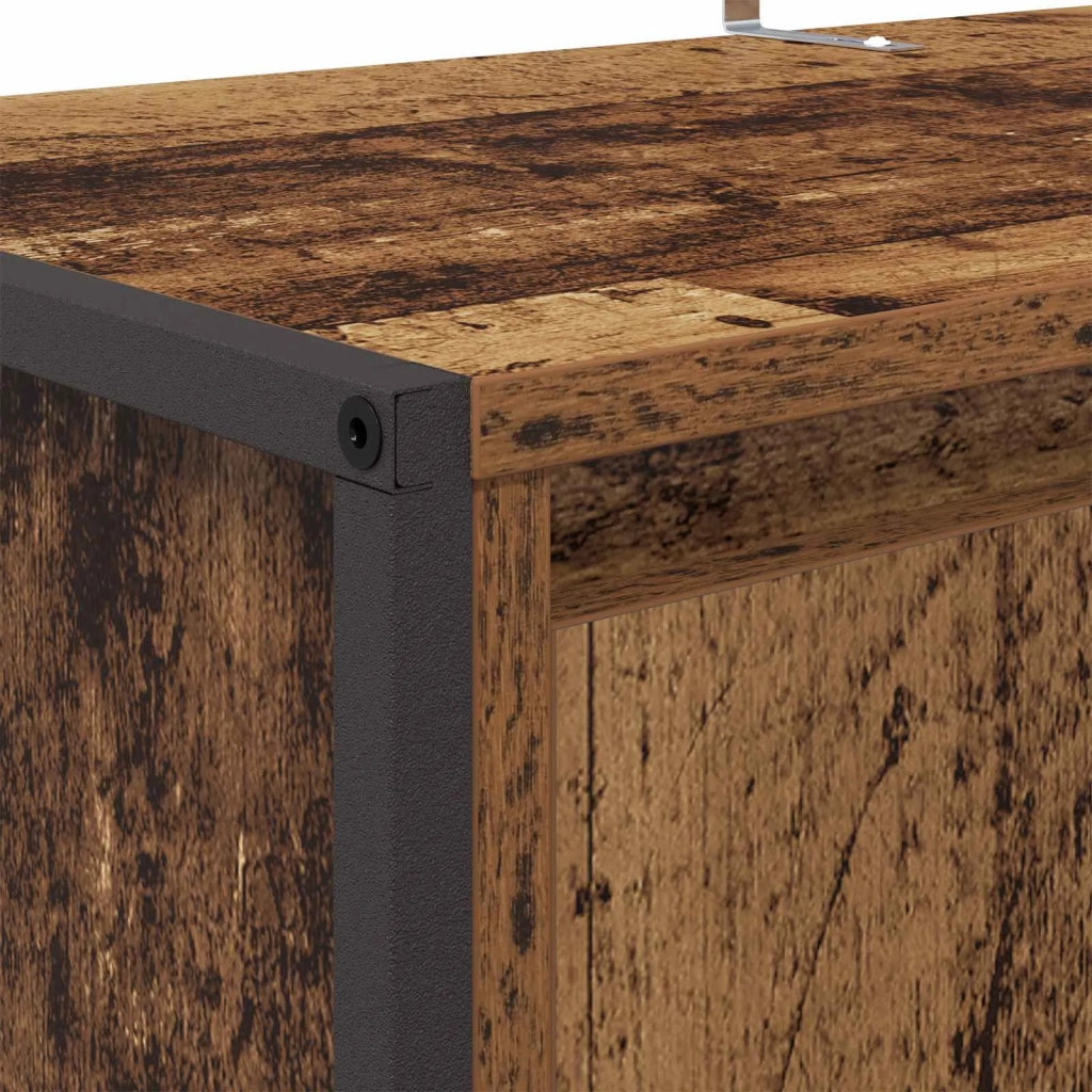 Mobile per scarpe con porta Legno vecchio 79 x 36 x 100 cm CFW8435729
