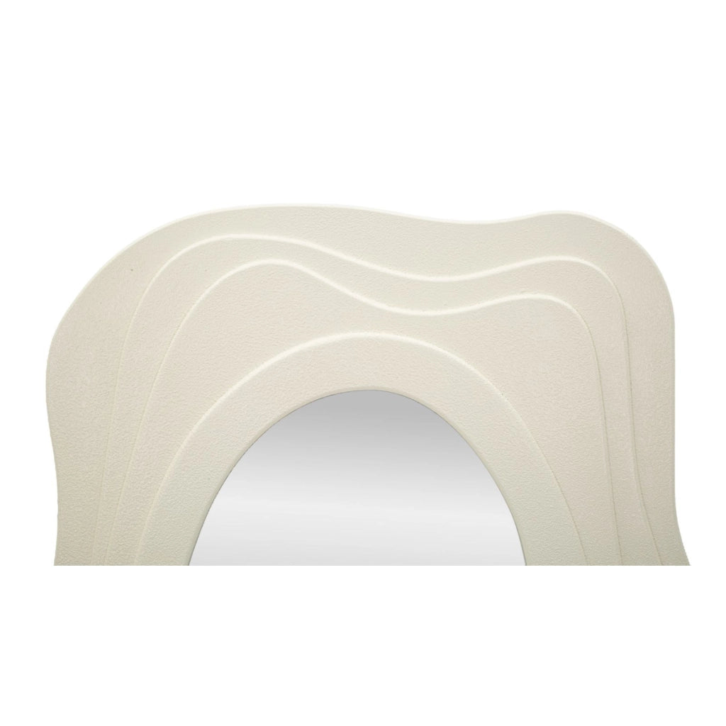 Specchio con Cornice VKH470, Bianco, MDF, 90x4x165 cm
