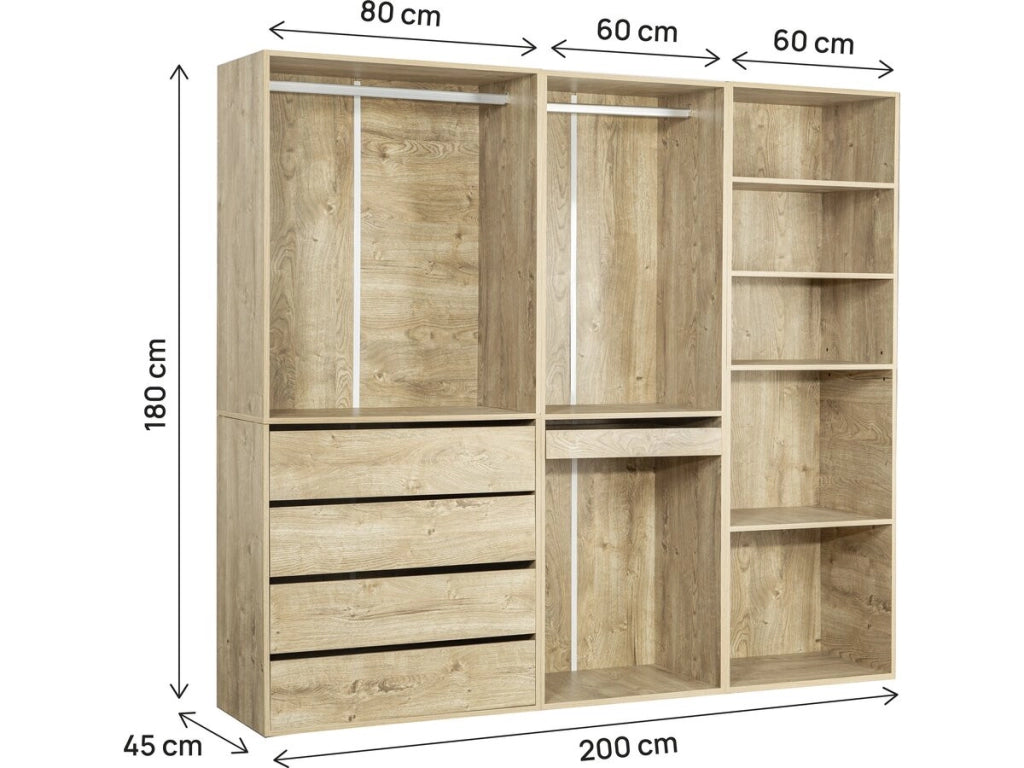 Set di armadi componibili "Opéra" - 3 unità - Beige