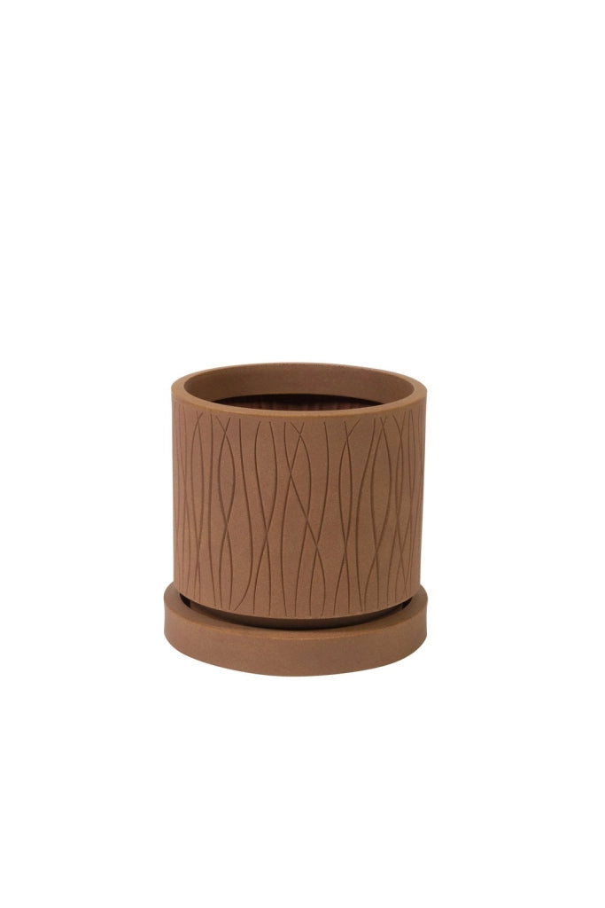 Naturalia Vaso Cilindro 30 Plastecnic Vari Colori Colore: Corten