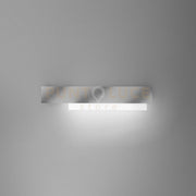 DOHA A/G - APPLIQUE ACCIAIO A LED 3000K 2100LM 25W ALLUMINIO E METACRILATO
