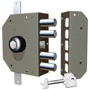 SERRATURA LEGNO APPLICARE 3250P CR  C.POMPA M4+POMOLO TRIPL+SCR E.MM 60 DX