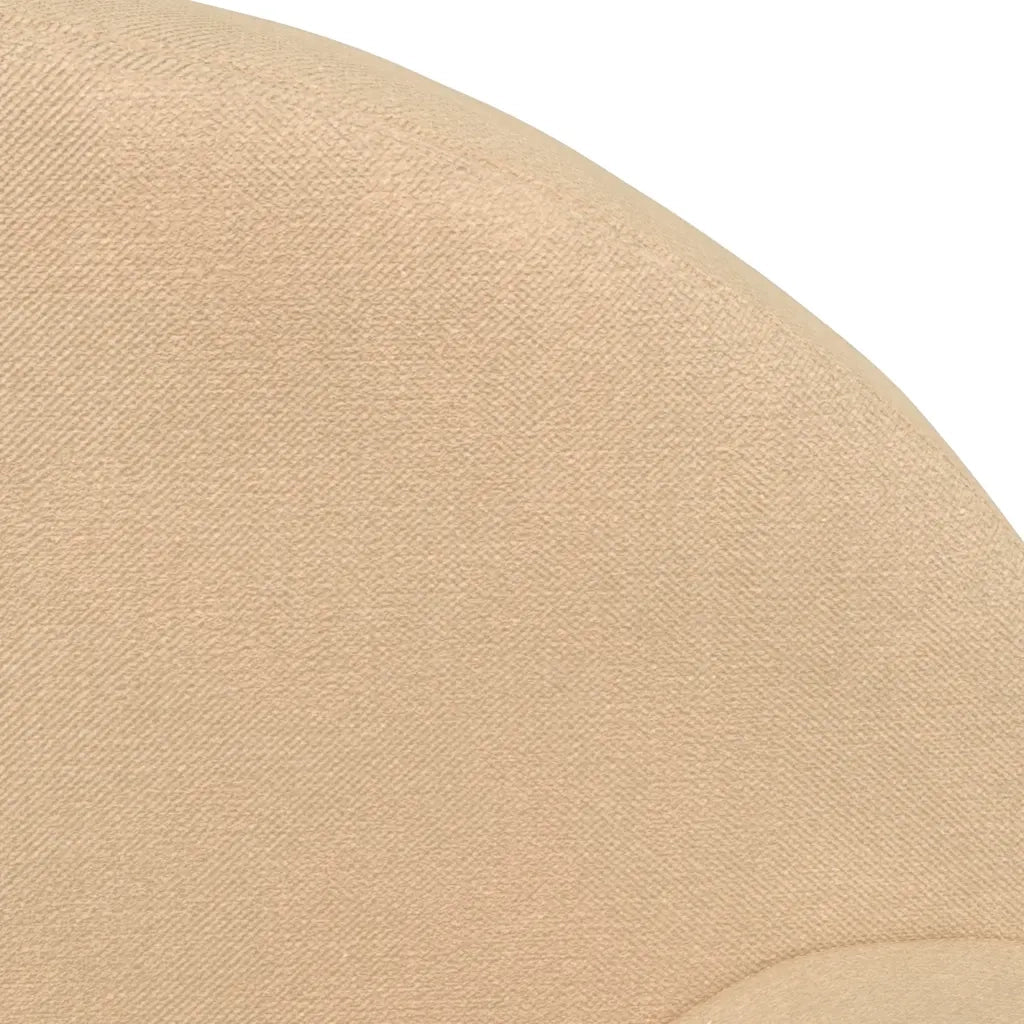 vidaXL Divano Letto per Bambini a 2 Posti Crema in Morbido Peluche