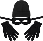 Costumi di carnevale/halloween - Muffe invernali - Occhiali da sole - Guanti - Abito da carnevale/halloween - Cinture regolabili - Costume da ladro
