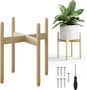Supporto per Piante in Legno - Moderno Contenitore per Fiori - Interno - 1 Pezzo - Legno - 38 x 30,48 cm