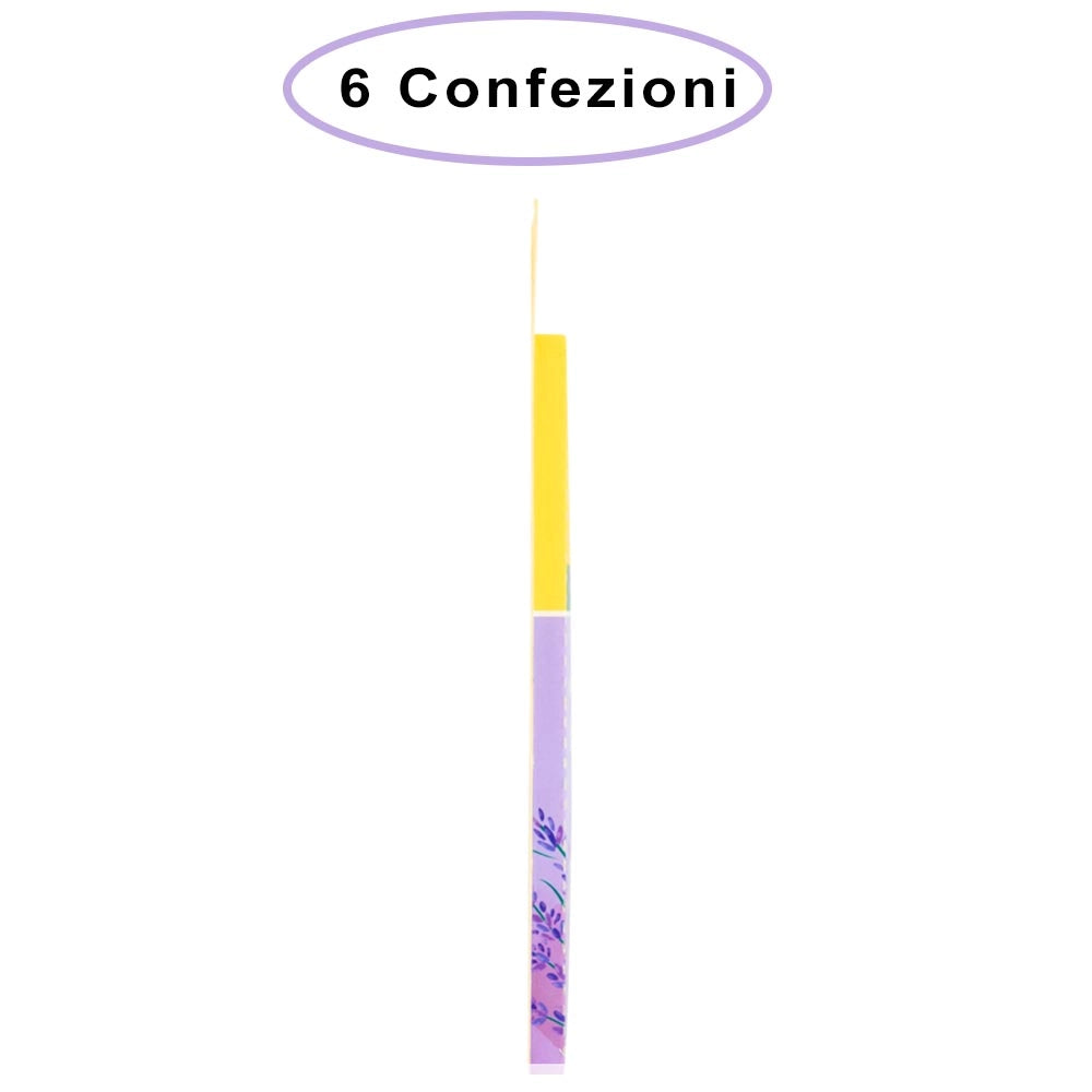 Orphea salvalana foglietti per cassetti e armadi profumo lavanda 6 confezioni da 2 foglietti