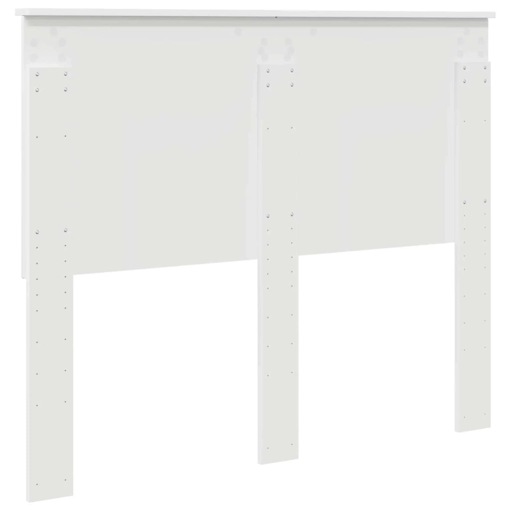Testiera con testiera Bianco 120 cm Legno multistrato