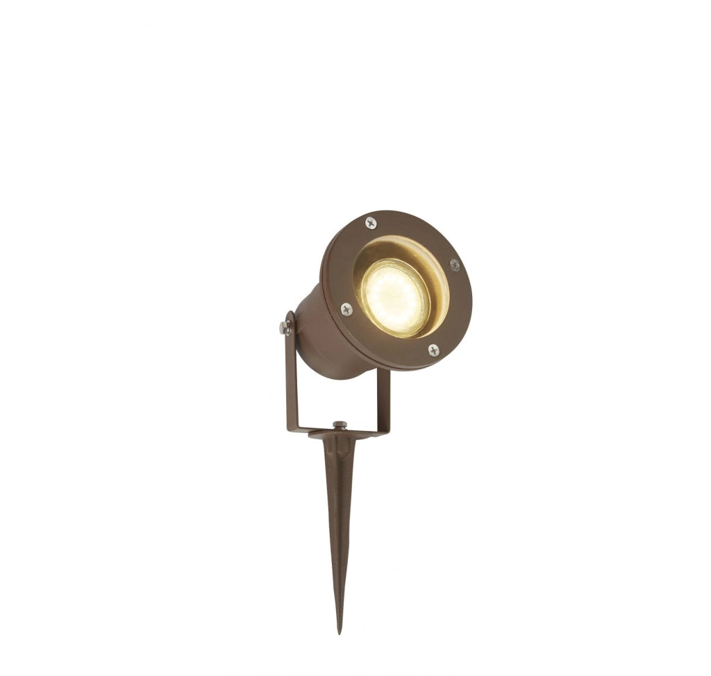 Spikey II Outdoor Spike - Metallo marrone ruggine e policarbonato