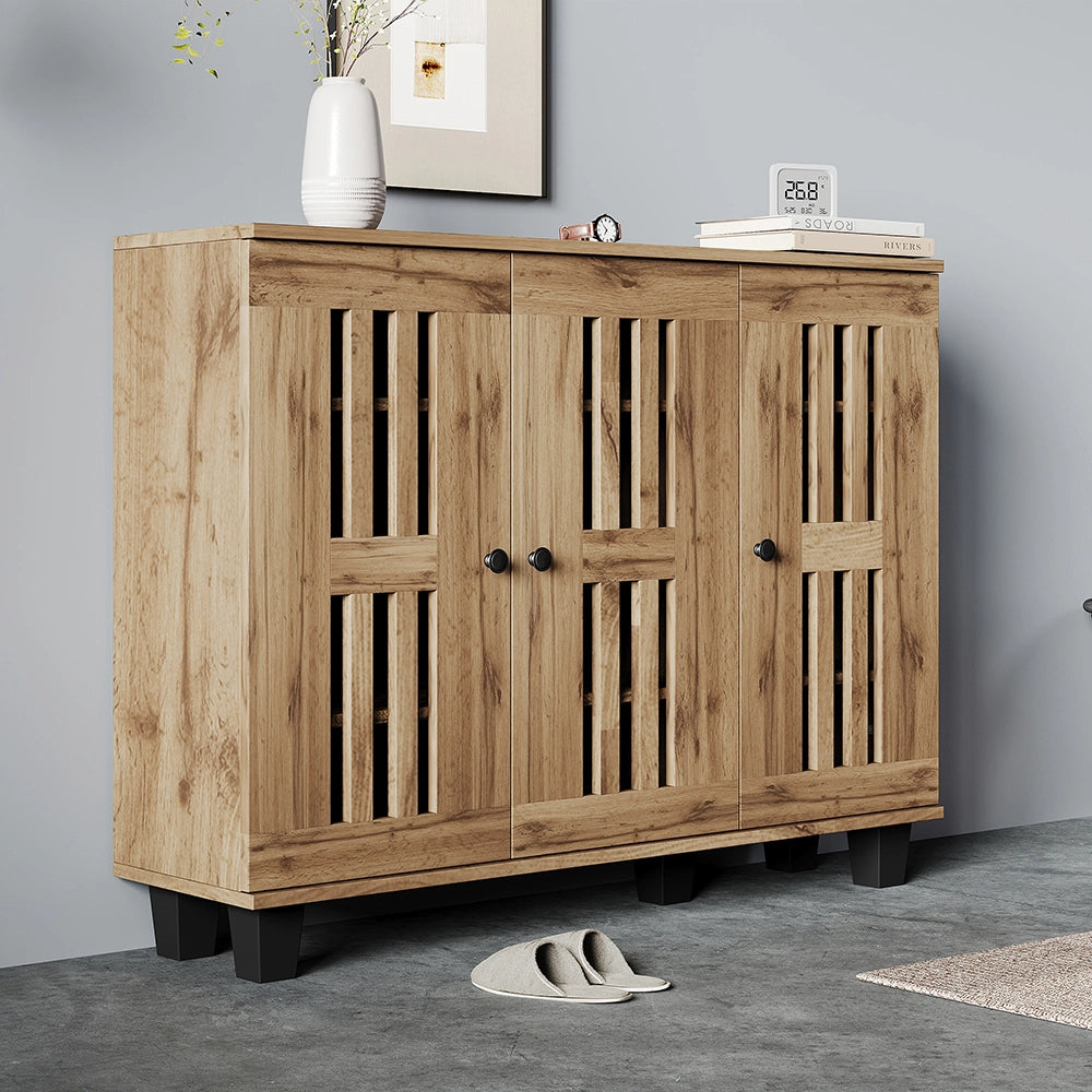 Mobile contenitore - Xylo - 120x32x92cm 3 porte/8 scomparti