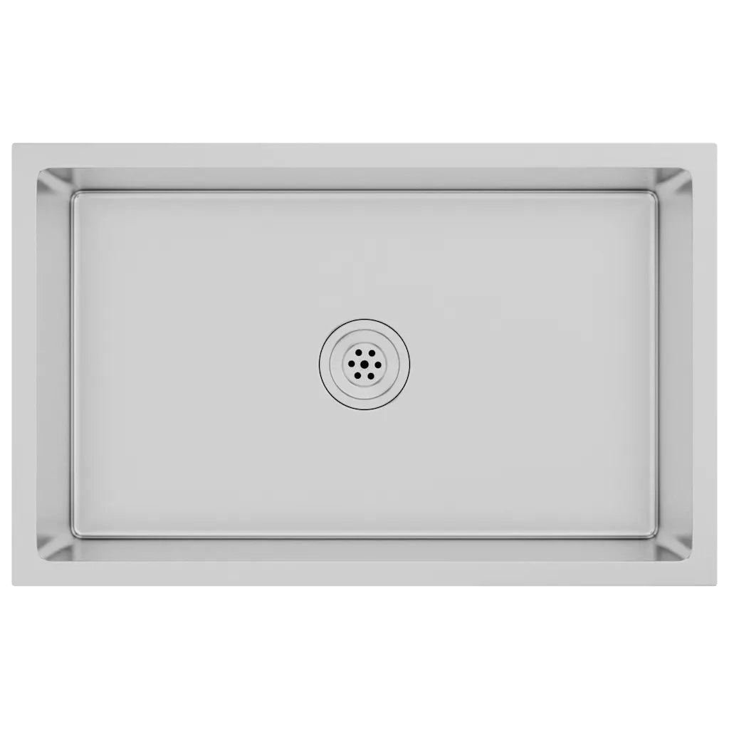 Lavello da Cucina Lavorato a Mano-Lavandino-Lavabo in Acciaio Inox 172408
