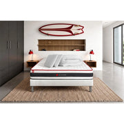 Pacchetto letto completo - Materasso 200x200cm + Box spring con doghe (kit) + 2 cuscini + Piumone - Energy