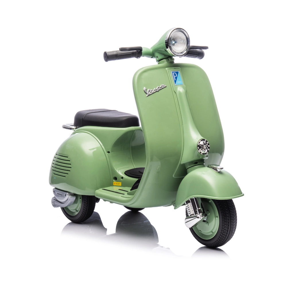Vespa Sidecar Small Special 6V per Bambini con Licenza Ufficiale Piaggio-Verde