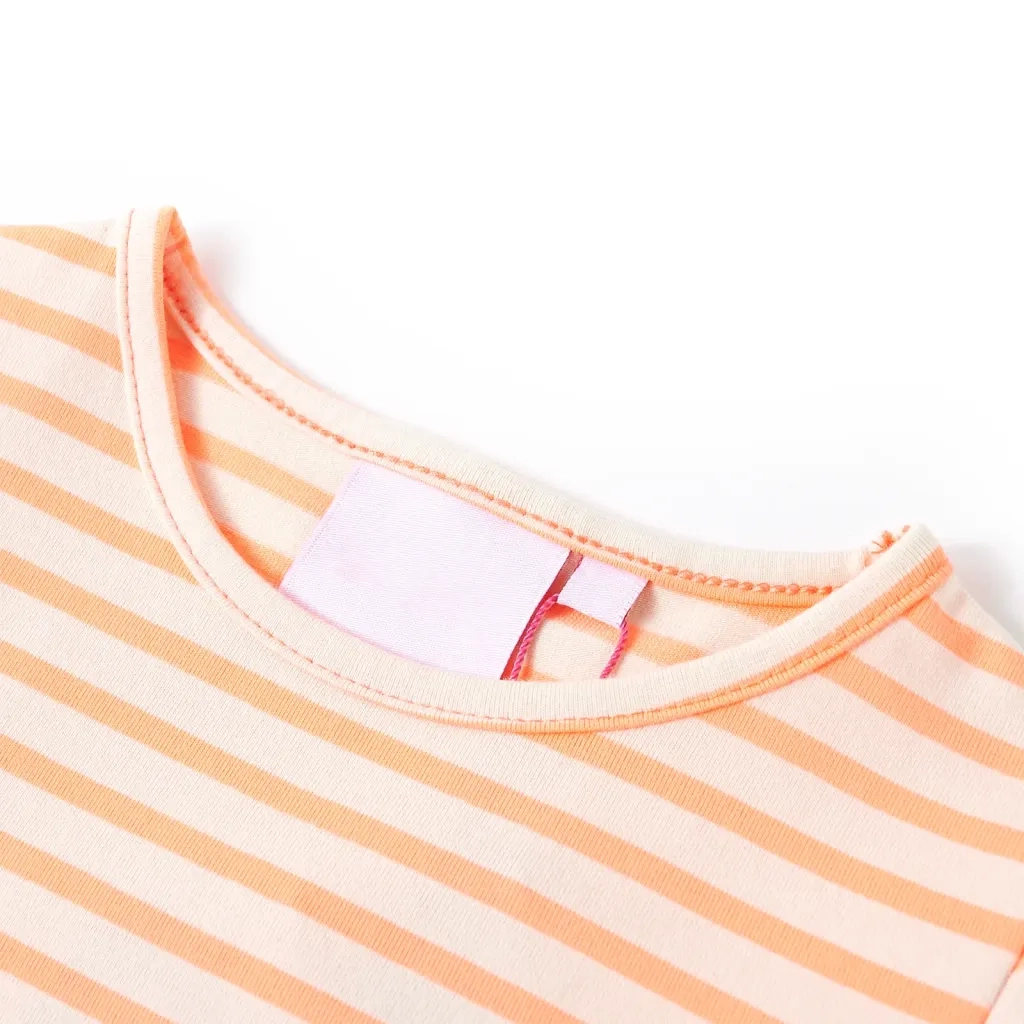 Maglietta da Bambina Arancione Neon 128 10942