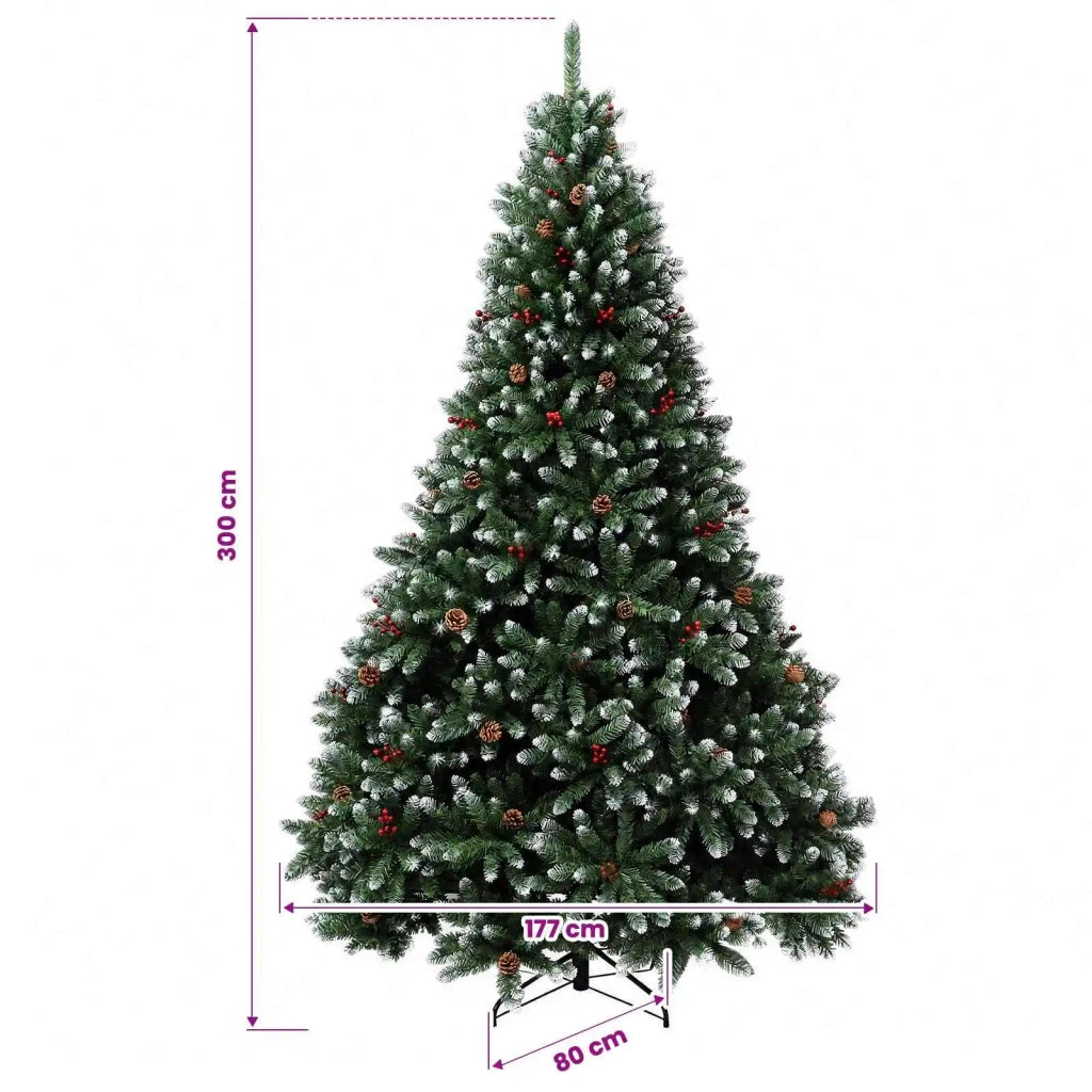 Albero di Natale Artificiale con Rami Pieghevoli 300 cm 42054597