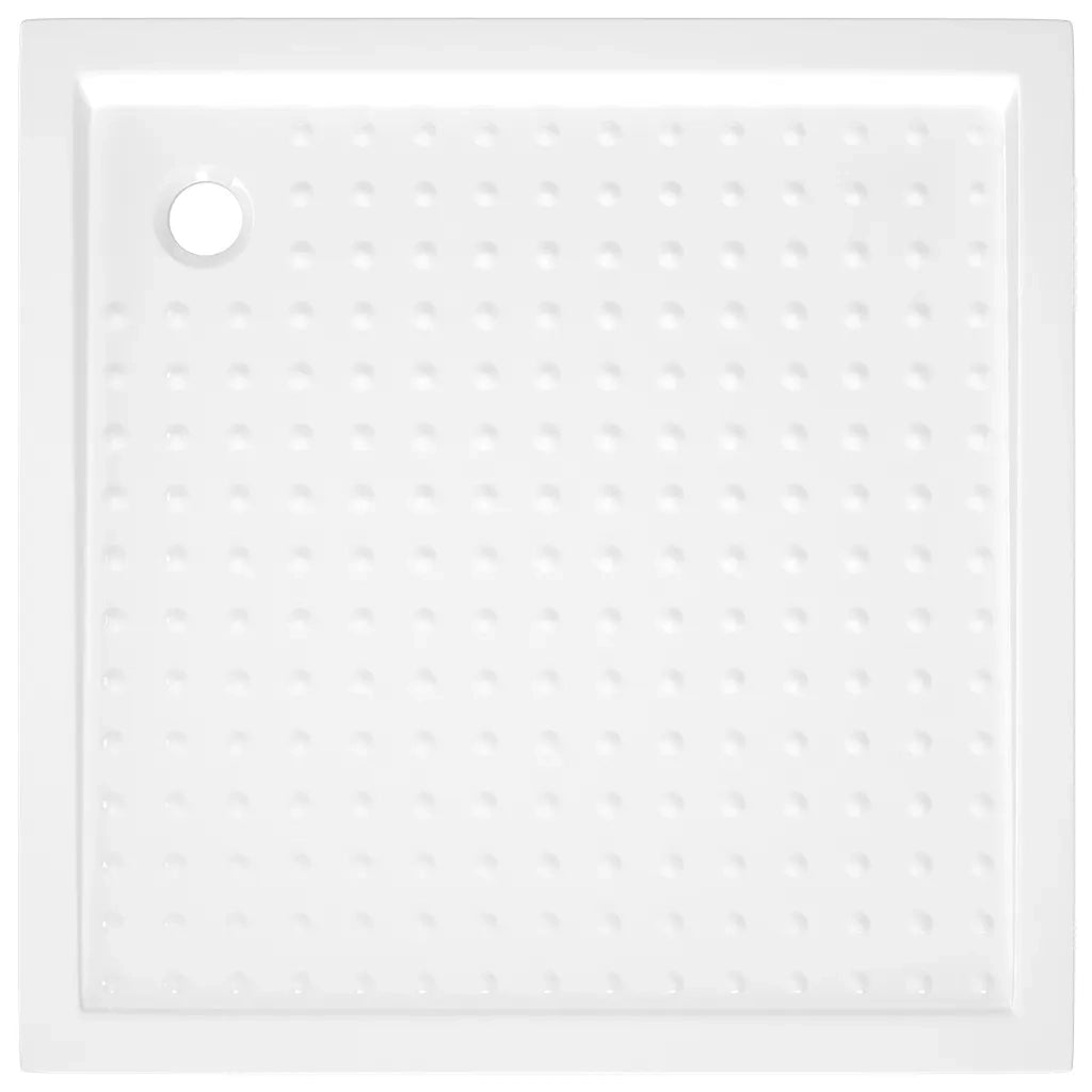 Piatto Doccia con Superficie Puntinata Bianco 80x80x4 cm in ABS CFW3372730