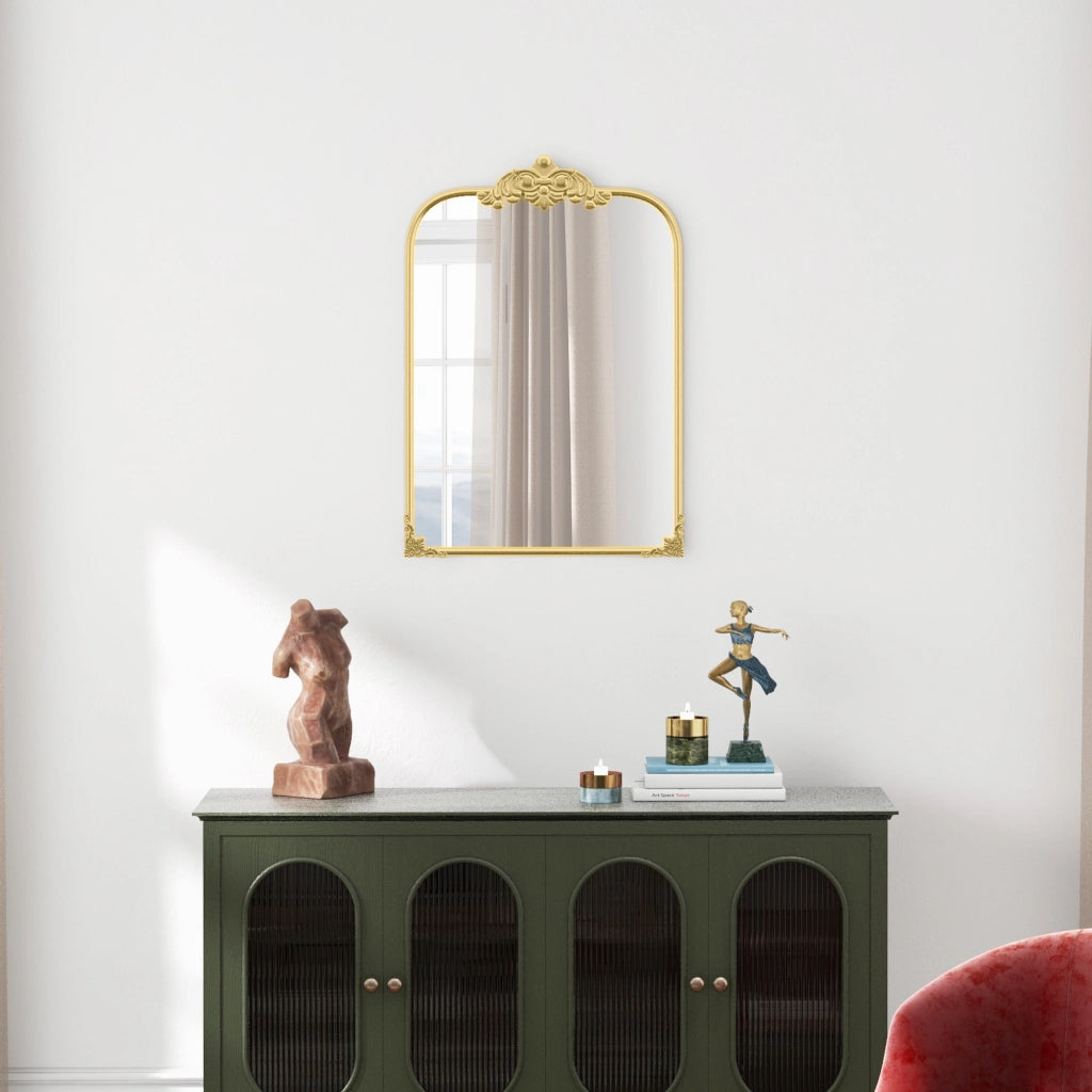 Specchio da parete ¨C zephmum ¨C oro 60x3x87 cm