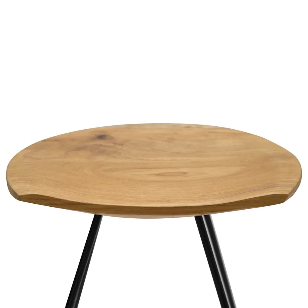 Sgabelli da Bar 2 pz in Legno Massello di Teak 285203