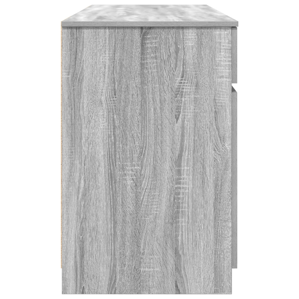 Scrivania  Grigio Sonoma 140x49x76 cm Legno ingegnerizzato