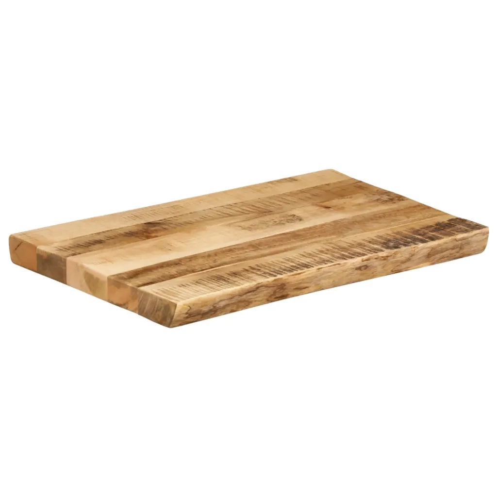 vidaXL Piano Tavolo Bordi Vivi 50x40x3,8cm Legno Massello Mango Grezzo