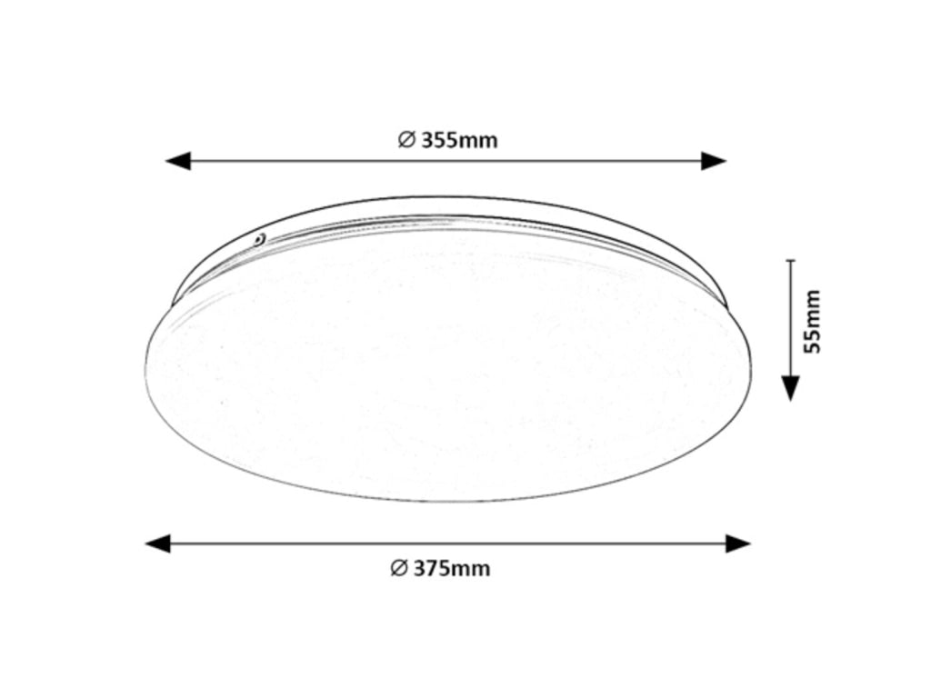 Plafoniera LED Rabalux Vendel rotonda bianca 24W 3000K