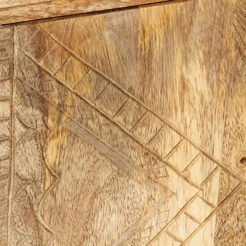Credenza | Madia | Buffet da pranzo | Armadio da pranzo in Legno Massello di Mango 110x30x60 cm