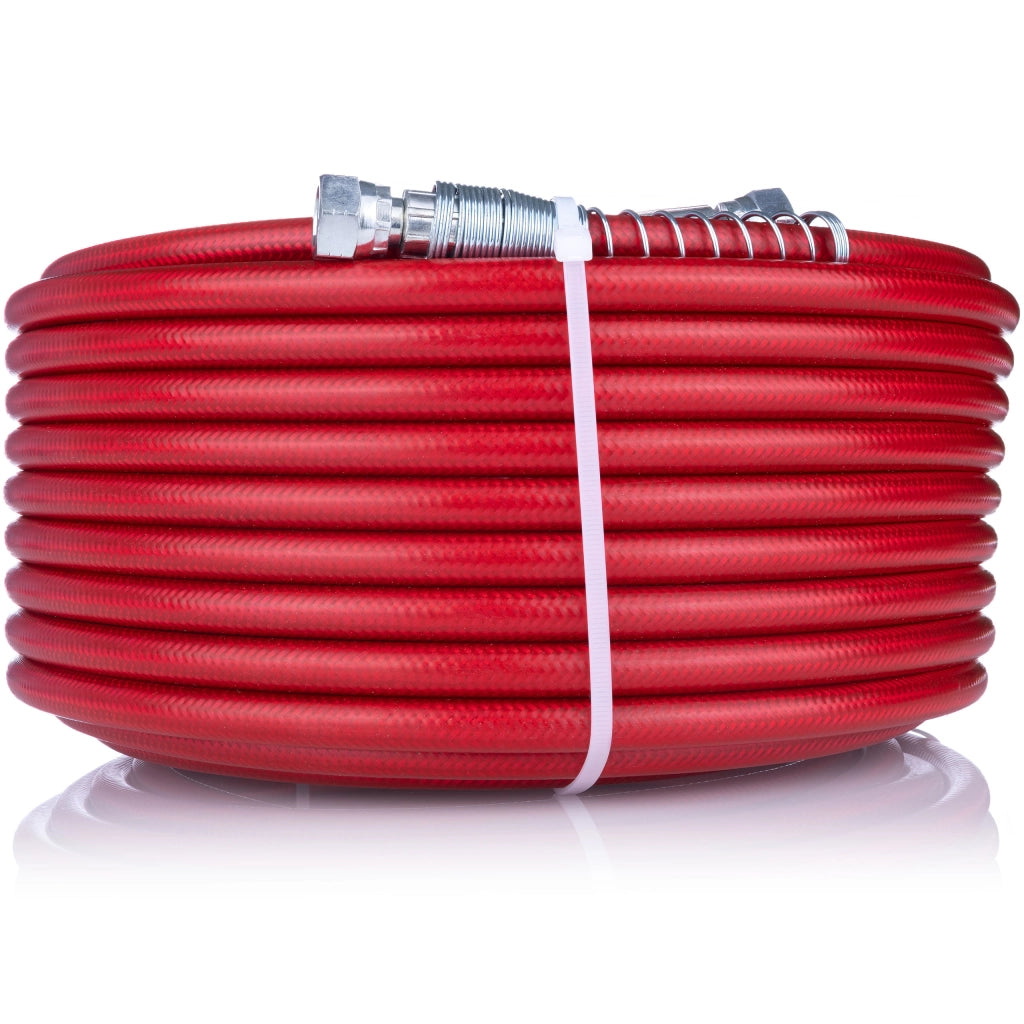 Tubo Alta Pressione per Airless Rosfix 20m Rosso – Durata e Flessibilità | 228 Bar, 1/4" | Verniciatura Professionale