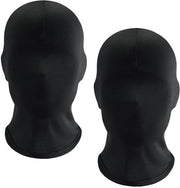 Set di protezione visiva da 2 pezzi - Maschera solare - Halloween/Maschera di stoffa - Lato ghiaccio Tessuto - Respirabile/Leggero - Dimensioni 25 x 32 cm - Maschera per il viso