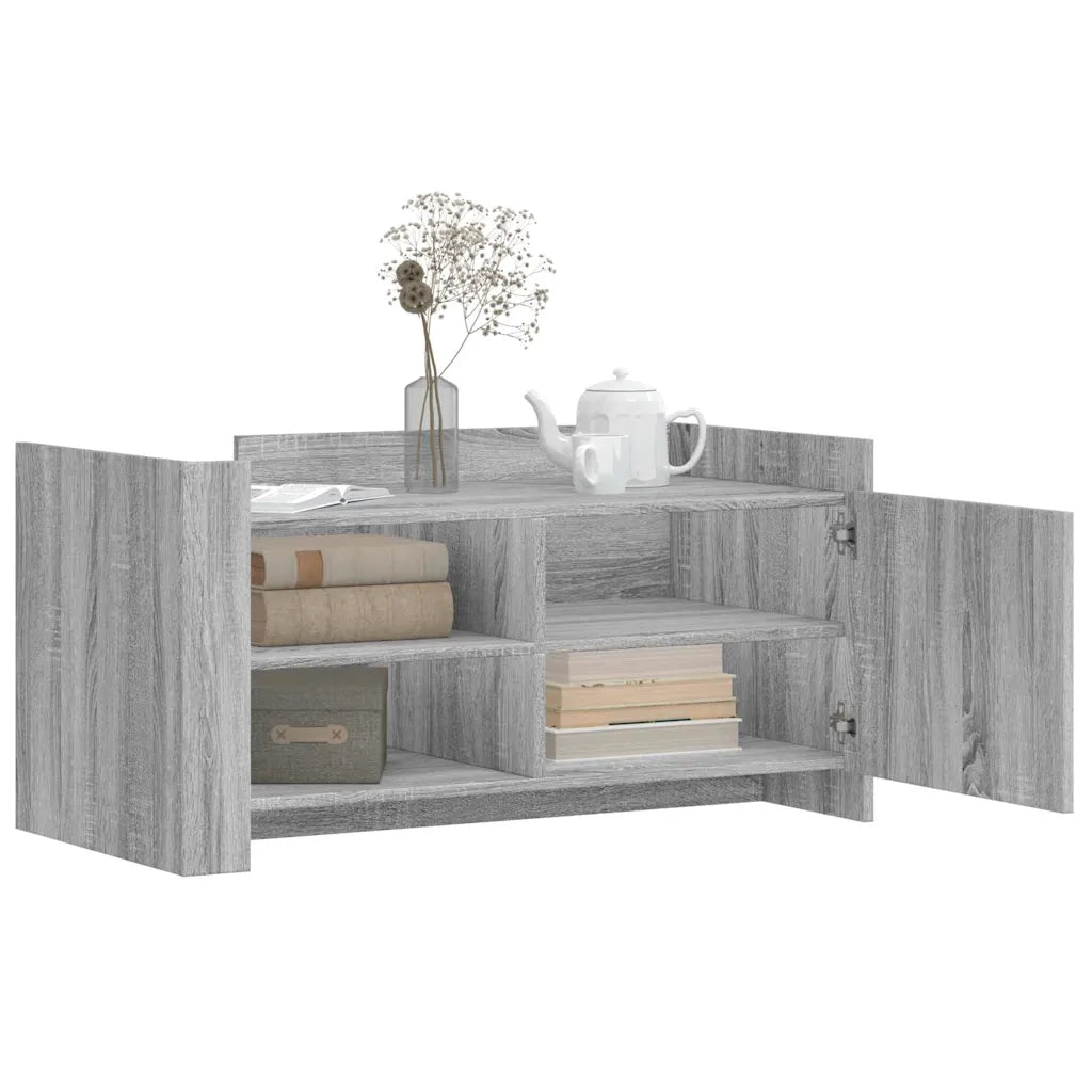 Tavolino salotto | Tavolino da caff¨¨ | Tavolino da Soggiorno Grigio Sonoma 100x50x50 cm Legno Multistrato
