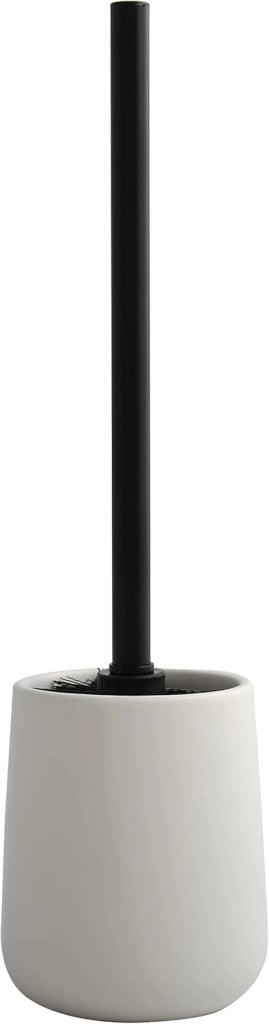 PORTA SCOPINO MAONIE CON SUPPORTO IN CERAMICA- Bianco-nero- SPIRE- pezzi 1