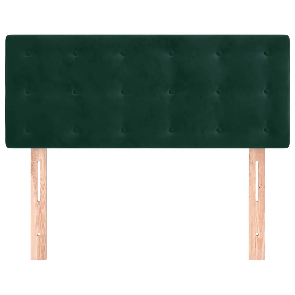 Testiera Verde Scuro 100x5x78/88 cm in Velluto