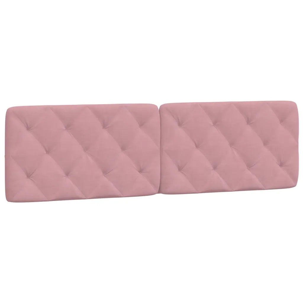 Letto con Materasso Rosa 180x200 cm in Velluto 3208675