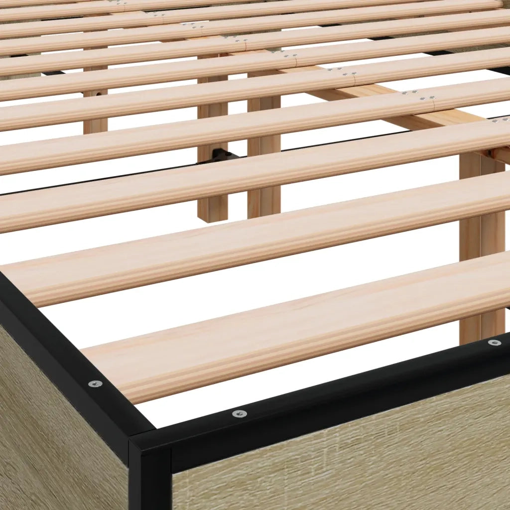 Giroletto Rovere Sonoma 140x200 cm in Legno Multistrato Metallo