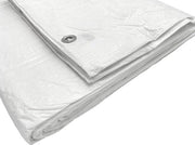 Tela impermeabile 4 x 6 m - Tela multifunzionale - 1 pezzo - Bianco - 55 g/m2