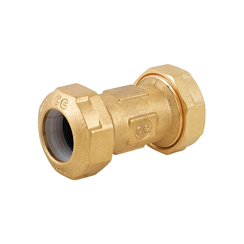 RACCORDO BIGIUNTO IN OTTONE PER TUBO PE- Diam. 20- CAVAL- pezzi 1