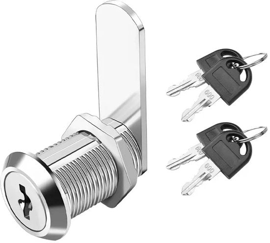 Serrature per cassetti, serratura per cassetti 25 mm con 4 chiavi, serratura per cassetti per borsa delle lettere, cassetto, mobile, cassetti e cassetto degli attrezzi