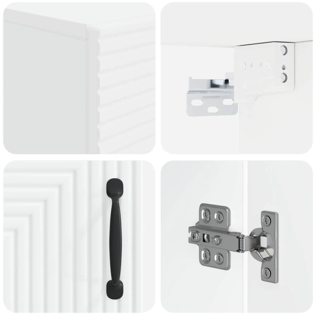 Armadio da bagno a muro HAARLEM Bianco 30 x 31 x 59 cm 896805