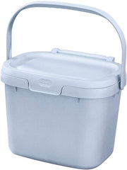 Compostatore per Rifiuti di Cucina Realizzato con Plastico Riciclato - Grigio Chiaro - Compostatore