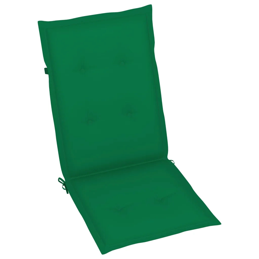 Sedie da Giardino Pieghevoli 6 pz con Cuscini Massello Acacia 3064124