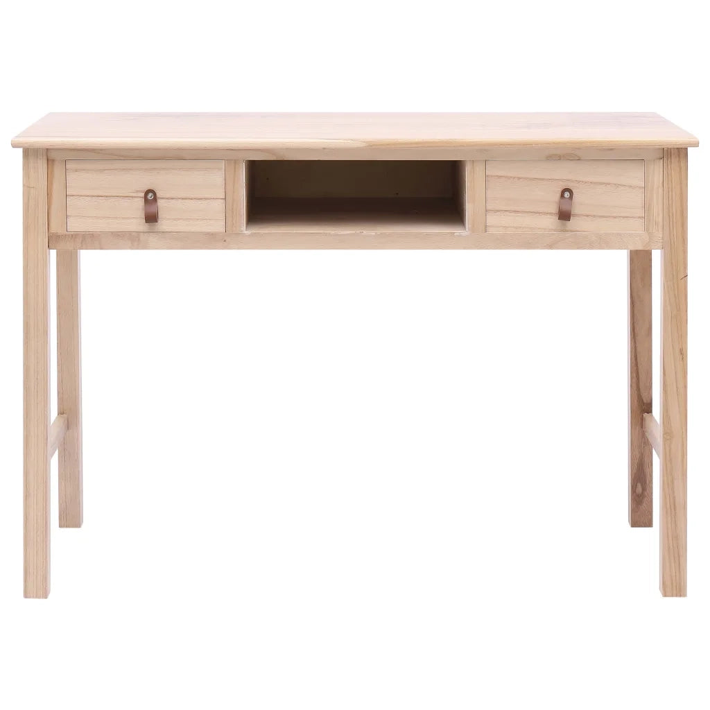 Scrivania Naturale 110x45x76 cm in Legno 284159