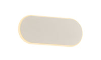 Applique da Interno a LED in Metallo Bianco Opaco