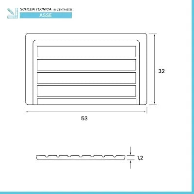 Asse di lavaggio per lavatoio in resina da 60 cm in legno di bambù