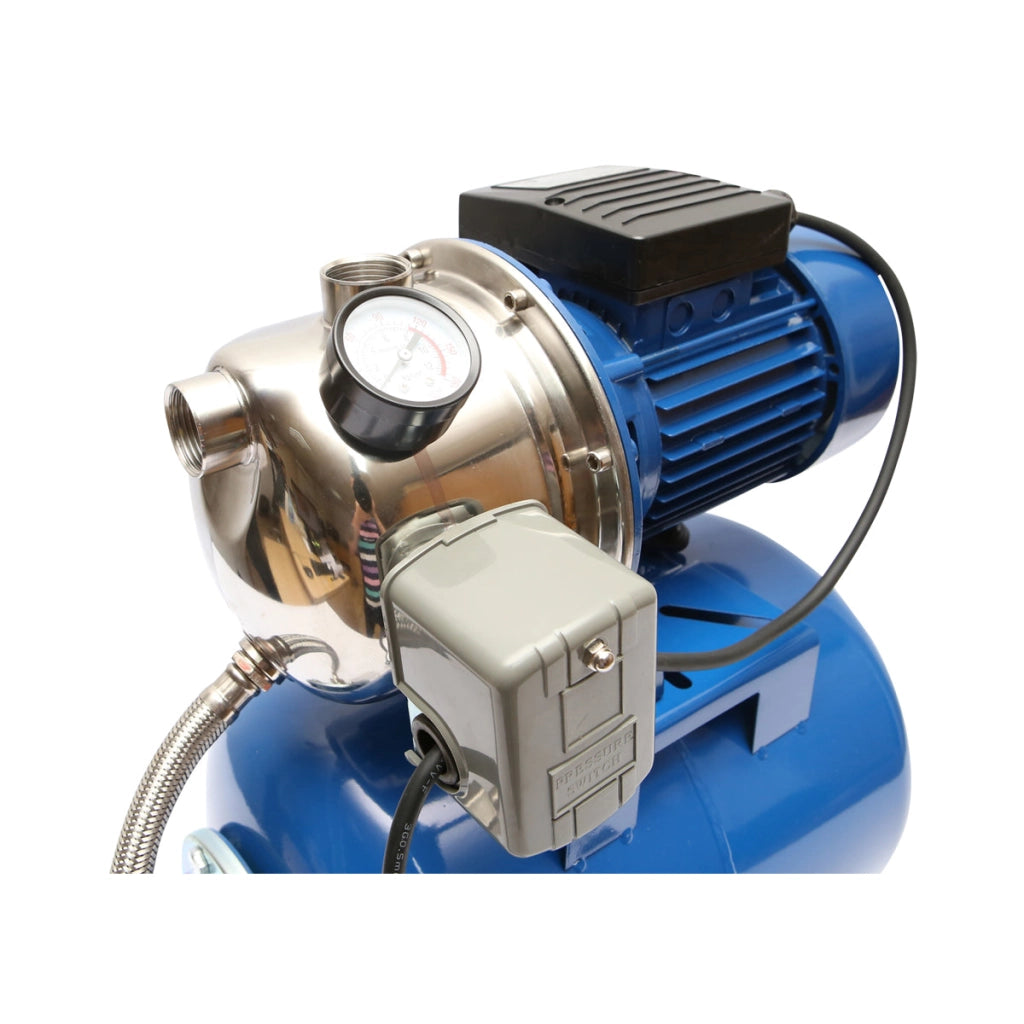 Idroforo acqua 550W 220V, portata 40L/min, H42m, serbatoio 24L, velocità 2860 r/min AUTOJS80 Breckner Germany