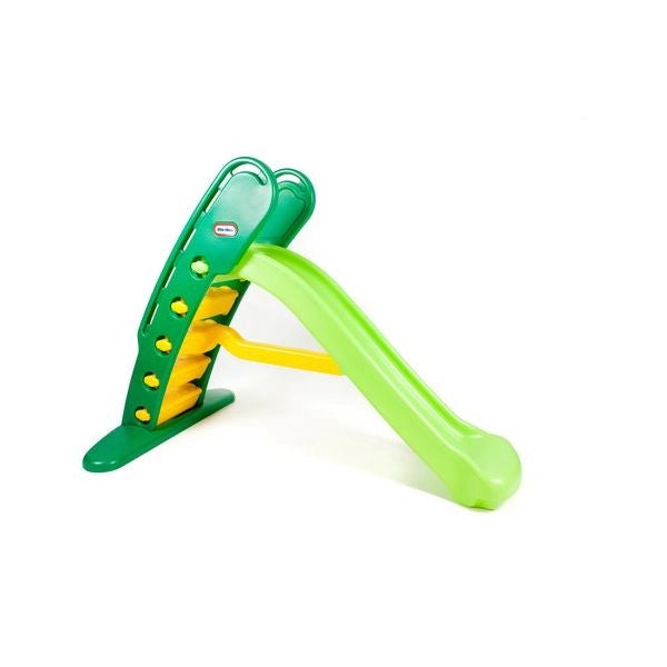 Scivolo little tikes 170737 gigante pieghevole verde e giallo