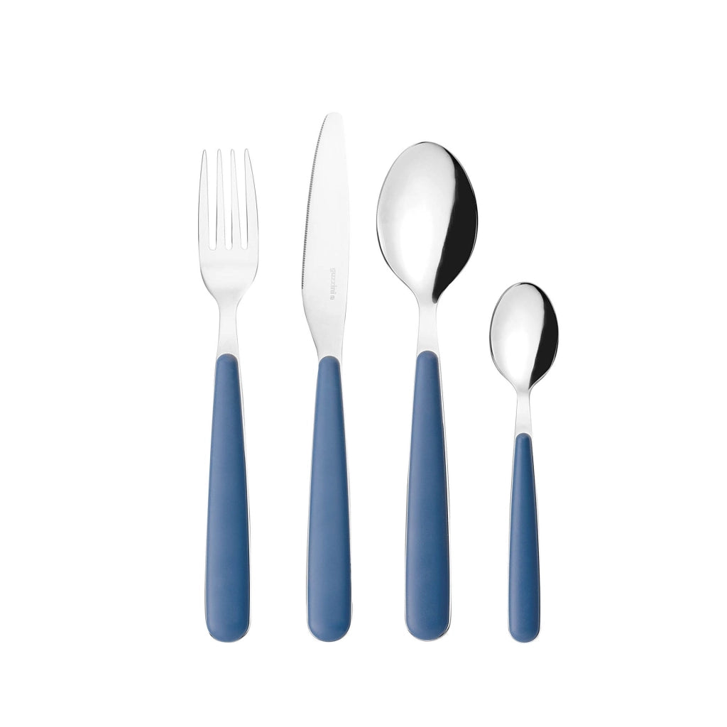 Set 24 posate Pop colore blu navy