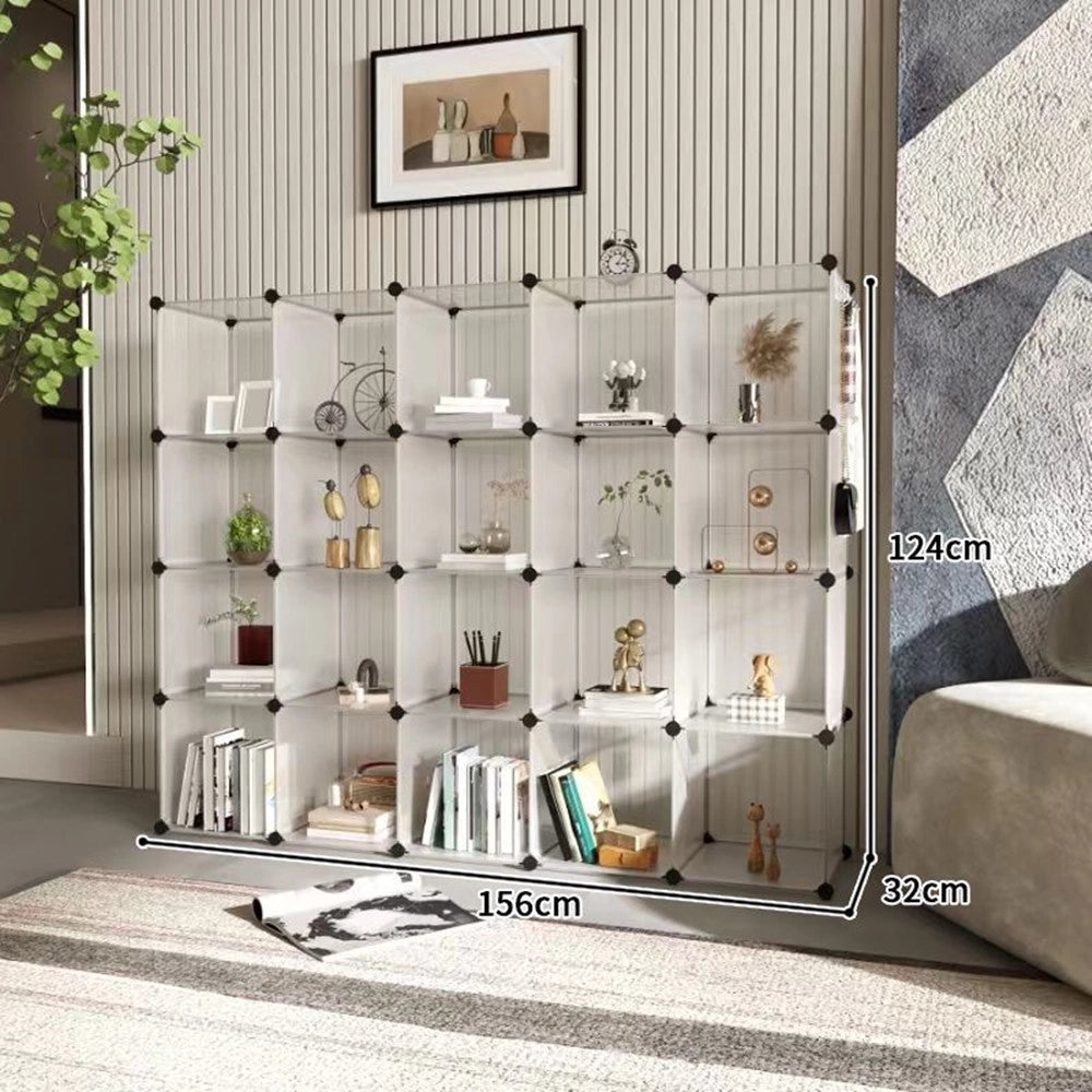 Trade Shop - Organizzatore Modulare A Cubi Organizer Ripiani Scaffali Mobiletto Per Armadio Libreria -