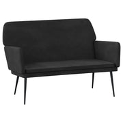 Panca Nera 108x79x79 cm in Velluto CFW1629597