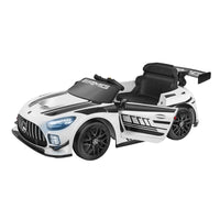 Macchina Elettrica per Bambini Licenza Ufficiale Mercedes Benz GT3 Telecomandata 12V 4,5Ah Bianco