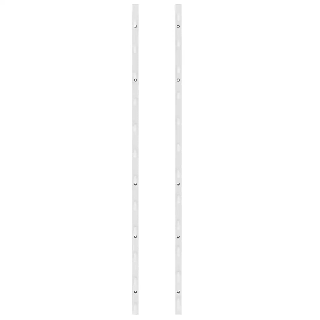Portavini da Parete per 12 Bottiglie 2 pz Bianchi in Ferro cod mxl 46403
